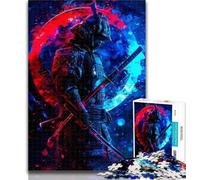 1000 Pieces for Teenagers Japanese Neon Ninja Jigsaws 1000 Pieces for Adults,Learning Educational Toys Family Games Birthday Present, Gifts 50x75cm
