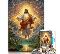 1000 Pieces for Teenagers Jesus Jigsaw Puzzles 1000 Pieces for Adults Teens,Perfect for Game Nights, Colorful Toy for Home Gift (26x38cm)