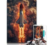 1000 Pieces for Teenagers Launching A Rocket 1000 Pieces Jigsaw Puzzles for Adults And Teens,Unique Birthday And Gifts for Age 14+ 50x75cm