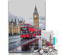1000 Pieces for Teenagers London And Paris Cityscapes Puzzles for Adults 1000 Pieces,Fun Activity for Home, Rainy Days Toys, Birthday Gifts 26x38cm