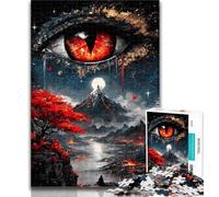 1000 Pieces for Teenagers Magic Eye Adult Jigsaws 1000 Pieces Difficult,Toys Educational Games Stress Relieving Artists Collection, Fine Art 75x50cm