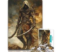 1000 Pieces for Teenagers Magic Ninja Knight 1000 Pieces Jigsaw Puzzle For Adults Teens,Challenging Game for The Whole for Women, Gifts for Men 26x38cm