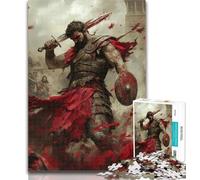 1000 Pieces for Teenagers Magic Ninja Knight Jigsaw Puzzles for Teenagers 1000 Pieces,Challenging Difficult with Fully Interlocking Randomly Shaped Pieces 26x38cm