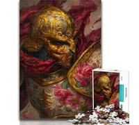 1000 Pieces for Teenagers Majestic Knight Jigsaw Puzzles for Teenagers 1000,Family Entertainment Toys Is Ideal As A Gift for The Whole Family 50x75cm