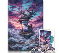 1000 Pieces for Teenagers Mysterious Hourglass 1000 Pieces Jigsaw Puzzle For Adults Teens,Challenging Game for The Whole for Women, Gifts for Men 26x38cm