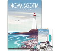 1000 Pieces for Teenagers Nova Scotia Jigsaw Puzzles for Adults 1000 Pieces,Family Game Stress Reliever Difficult Challenge Great Gifts And Toys 26x38cm