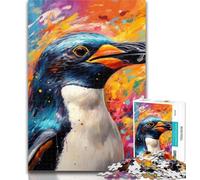 1000 Pieces for Teenagers Penguin Puzzles 1000 Pieces for Adults,for Is Ideal As A Gift for The Whole Family for And 14 Years Old 26x38cm