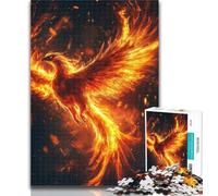 1000 Pieces for Teenagers Phoenix Jigsaw Puzzles 1000 Pieces for Adults Teens,Relax Games Is Ideal As A Gift for The Whole Family 50x75cm