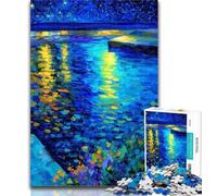 1000 Pieces for Teenagers Psychedelic Oil Painting 1000 Piece Jigsaw Puzzles for Teenagers Gifts,Challenging Game And Family Play Secret Santa Gifts 26x38cm