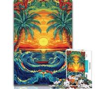 1000 Pieces for Teenagers Sea View 1000 Piece Jigsaw Puzzles for Adults Gifts,Challenging Game Toys for Is Ideal As A Gift for The Whole Family 26x38cm