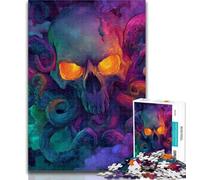 1000 Pieces for Teenagers Skeleton Octopus 1000 Pieces Jigsaw Puzzles for Adults And Teens,Family Game Stress Reliever Difficult Challenge Great Gifts And Toys 26x38cm