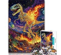 1000 Pieces for Teenagers Skeleton Tyrannosaurus Rex Jigsaw Puzzles for Teenagers 1000 Piece,Family Game Stress Reliever Difficult Challenge Secret Santa Gifts (26x38cm)