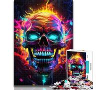 1000 Pieces for Teenagers Skeletons with Lightning 1000 Pieces Jigsaw Puzzles For Teens And Adults,Train Your Brain And Hands Birthday Present, Gifts 50x75cm