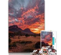 1000 Pieces for Teenagers Sunset Landscape Jigsaws Puzzles 1000 Pieces for Adults Gifts,Present & Gift for Lovers Or Friends 50x75cm