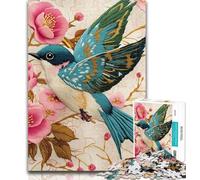 1000 Pieces for Teenagers Swallow Art Jigsaws Puzzles 1000 Pieces for Adults Gifts,Toys Educational Games Stress Relieving Unique Home Decor And Gifts 50x75cm