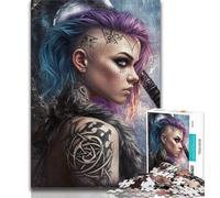 1000 Pieces for Teenagers The Wolf And The Girl 1000 Pieces Jigsaw Puzzles For Teens And Adults,Train Your Brain And Hands Birthday Present, Gifts (26x38cm)