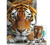 1000 Pieces for Teenagers Tiger Portrait Jigsaws Puzzles 1000 Pieces for Adults Gifts,Toys Educational Games Stress Relieving Unique Home Decor And Gifts 50x75cm