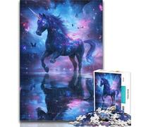 1000 Pieces for Teenagers Unicorn of The Universe 1000 Pieces Jigsaw Puzzles For Teens And Adults,with Fully Interlocking Randomly Shaped Pieces for And 14 Years Old 50x75cm