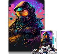 1000 Pieces for Teenagers Vector Cute Colorful Ninja Jigsaw Puzzles for Teenagers 1000 Piece,Educational Games Home Decoration Artists Collection, Fine Art (38x26cm)