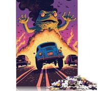 1000 Pieces Frog Monster Jigsaw Puzzles Adults Difficulty Jigsaw Puzzles Education Toys Games 1000pcs (75x50cm)