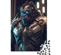 1000 Pieces Future Gorilla2 Jigsaw Square Puzzle for Adults Paper Puzzles Unique Challenge Games 38x26cm/1000pcs