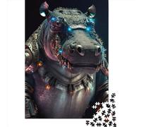 1000 Pieces Future Hippo Paper Puzzles Paper Puzzles for Adults& Teenagers Age 12 Years Up 1000pcs (38x26cm)