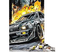 1000 Pieces Future Rally Car for Adults Difficult Jigsaw Puzzles Puzzles for Adults Educational Game Challenge Toy 38x26cm/1000pcs