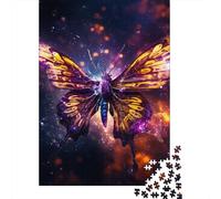 1000 Pieces Galaxy Butterfly for Adults Difficult Jigsaw Puzzles for Adults Family Fun Jigsaws Puzzles 1000pcs (38x26cm)