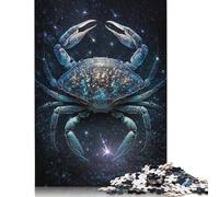 1000 Pieces Galaxy Crab Paper Puzzles Paper Puzzles for Adults& Teenagers Age 12 Years Up 1000pcs (75x50cm)