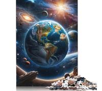 1000 Pieces Galaxy Fantasy Planet for Adults Difficult Jigsaw Puzzles for Adults Family Fun Jigsaws Puzzles 1000pcs (75x50cm)