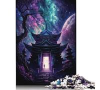 1000 Pieces Galaxy Japan Temple Puzzles Jigsaw Adults Difficulty Jigsaw Puzzle Relaxing Games Toy 1000pcs (75x50cm)