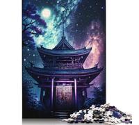 1000 Pieces Galaxy Japan Temple Puzzles Jigsaw Difficulty Puzzle Jigsaw Educational Games Toy 1000pcs (75x50cm)