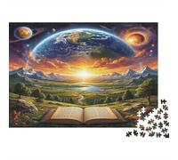 1000 Pieces Galaxy Planet Puzzle for Adults paper Material Educational Earth Scenery Jigsaw Unique Gift Wall Art 38x26cm/1000pcs