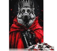 1000 Pieces German Shepherd Warrior Puzzle Jigsaw Adults Puzzles Difficulty Jigsaw Educational Game Toy 1000pcs (75x50cm)