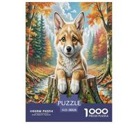 1000 Pieces German Spitz Jigsaw Puzzles for Adults Challenging Game Jigsaw Puzzle Home Decoration for Family Decorations 38x26cm/1000pcs