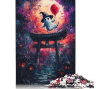 1000 Pieces Ghostly Flight in Japan Puzzles Jigsaw Adults Difficulty Jigsaw Puzzle Relaxing Games Toy (75x50cm)