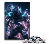 1000 Pieces Glowing Quarterback Puzzles for Adults Impossible Puzzle Stress Reliever for And Teenager Age 14 And Up 75x50cm
