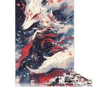 1000 Pieces God of Foxes Jigsaw Puzzles Difficulty Jigsaw Puzzles Education Games Toys 1000pcs (75x50cm)
