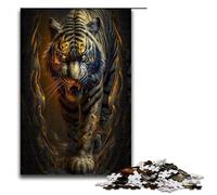 1000 Pieces Gold Tigers Adult Jigsaw Puzzles Family Fun Jigsaws Family Game Stress Reliever Difficult Challenge Puzzle 1000 PCS(75x50cm)