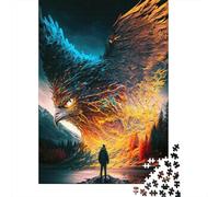 1000 Pieces Golden Eagle for Adults Difficult Jigsaw Paper Puzzle for Adults Christmas Eve Gifts 1000pcs (38x26cm)