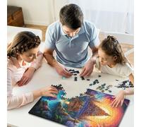 1000 Pieces Grand Palace of Thailand15 Puzzle Jigsaw Adults Jigsaw Difficulty Jigsaw Educational Game Toy Family Decoration 1000pcs (75x50cm)