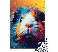 1000 Pieces Guinea Pig Color Puzzle for Adults Wooden Puzzles Jigsaw Puzzles for Adults Educational Game Challenge Toy 1000pcs (75x50cm)