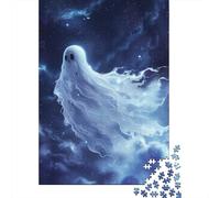 1000 Pieces Halloween Ghosts And Monsters Jigsaw Puzzles for Adults Wooden Puzzles for Adults Teenager Man Woman Gift 1000pcs (38x26cm)