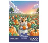 1000 Pieces Hamster Jigsaw Puzzles for Adults Challenging Game Jigsaw Puzzle Home Decoration for The Whole for Women, Gifts for Men 38x26cm/1000pcs