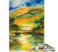 1000 Pieces Harbor of Hope Puzzles Jigsaw Adults Difficulty Puzzles Jigsaw Educational Games Toy Family Decoration (38x26cm)