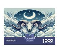 1000 Pieces Heaven's Domain Creative Square Jigsaw Puzzles for Adults And Wooden Puzzles Challenging Game 1000pcs (75x50cm)