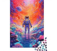 1000 Pieces I Am In Space Jigsaw Puzzles for Adults Wooden Puzzles for Adults Teenager Man Woman Gift 1000pcs (75x50cm)