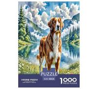 1000 Pieces Irish Setter Jigsaw Puzzles for Adults Challenging Game Jigsaw Puzzle Home Decors for The Whole for Women, Gifts for Men 38x26cm/1000pcs