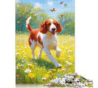 1000 Pieces Irish Setter Square Jigsaw Puzzles for Adults And Wooden Puzzles 1000pcs (75x50cm)