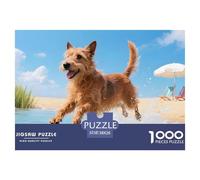 1000 Pieces Irish Terrier Jigsaw Puzzle Adults Teens Fun Relaxation Activity Pet Dog Precision Fit Gift Box 38x26cm/1000pcs